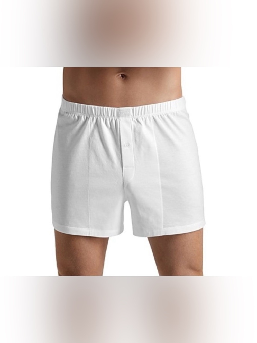 HANRO  Men's Sporty Mercerized Cotton Boxers Size L